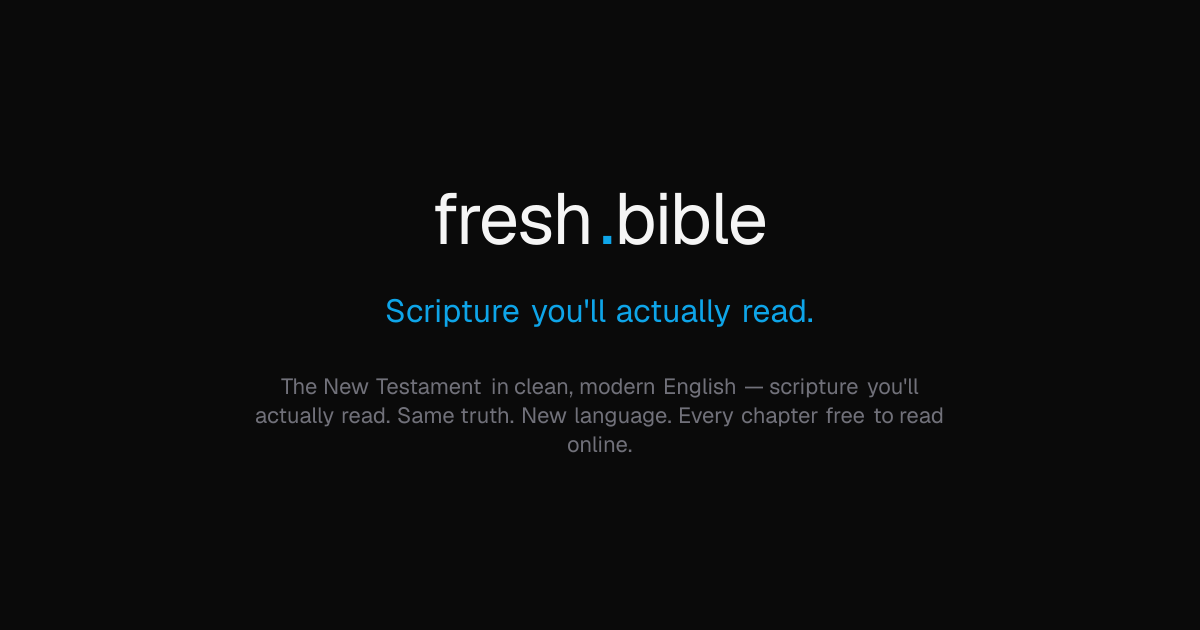 fresh.bible logo